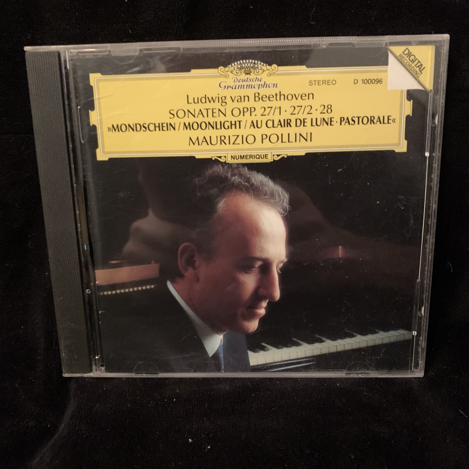 【売約済】ポリーニ／モーツァルト&ベートーヴェン BEETHOVEN Piano Sonatas Op. 27 (1,2) & Op. 28 - MAURIZIO