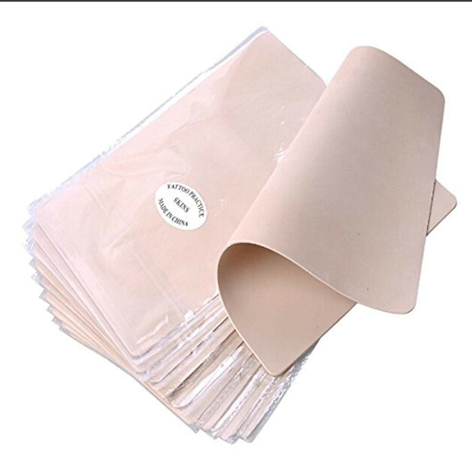 5/10/25/50/100Pcs 8x6" Tattoo Practice Skin for Needle Machine Supply