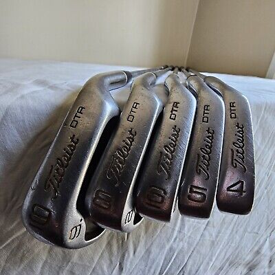 Titleist DTR Irons Partial Set 4 5 6 8 9 Regular Flex Steel Shafts RH BEST PRICE