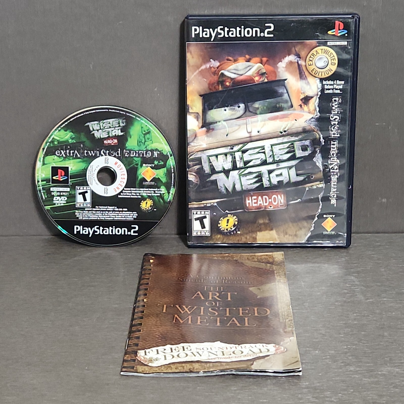 Twisted Metal Playstation 2 PS2 Head On Complete Refurbished