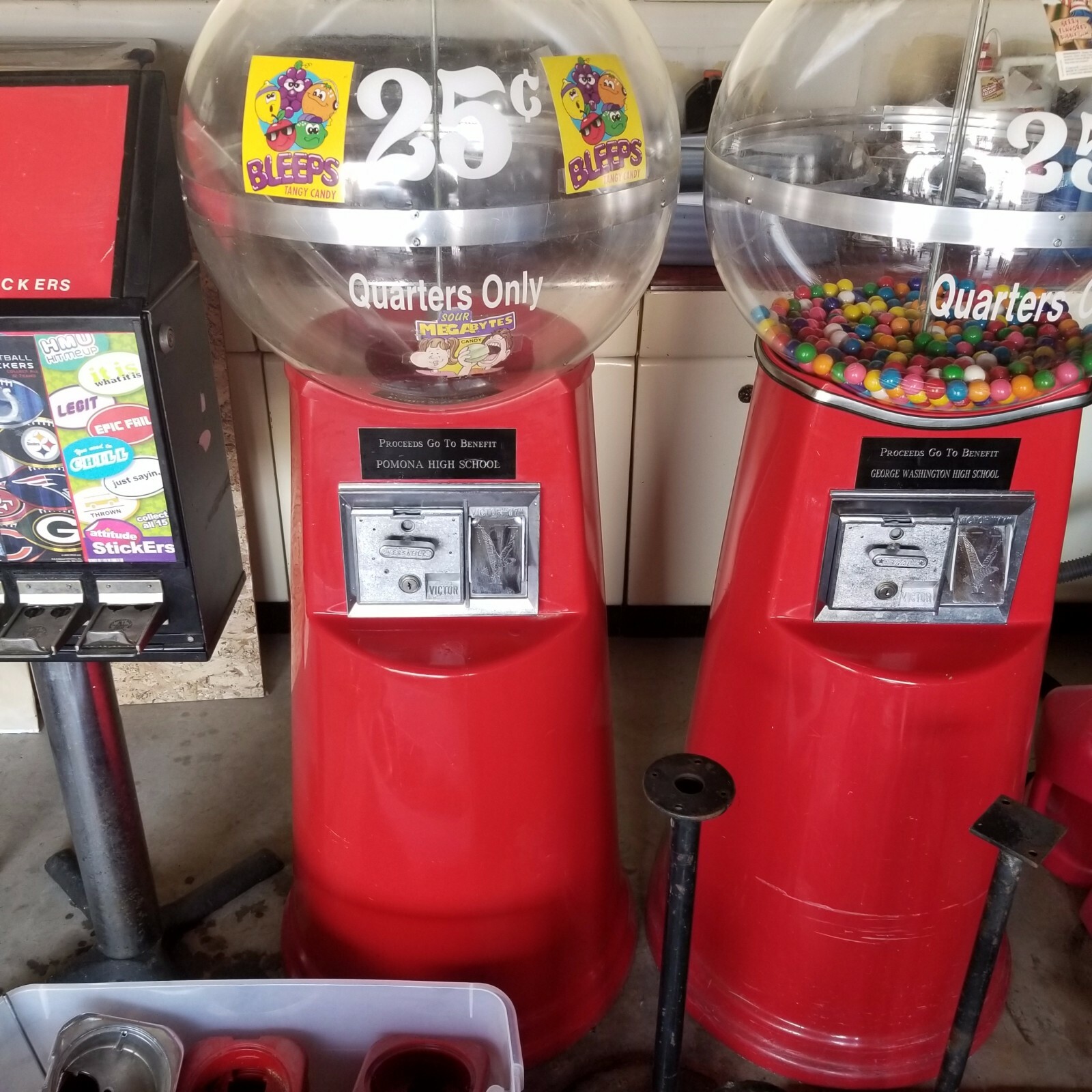Beaver / Northwestern Bulk vending machines