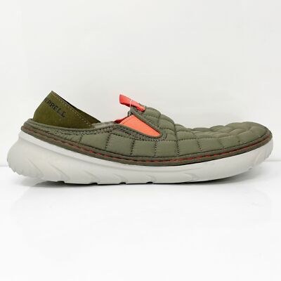 

Merrell Womens Hut Moc J75570 Зеленые туфли без шнуровки с круглым носком, размер 11, Зеленый, Hut Moc