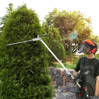 VEVOR 15.7-inch 26CC 2 Cycle Gas Hedge Trimmer Gas Powered Pole Hedge Trimmer