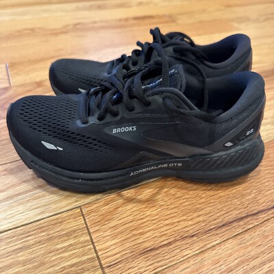 Size 7 Wide- Brooks Adrenaline GTS 23 Black Women s