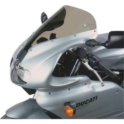 Zero Gravity Windshields Sport Winsdscreen - Smoke - Ducati 23-702-02