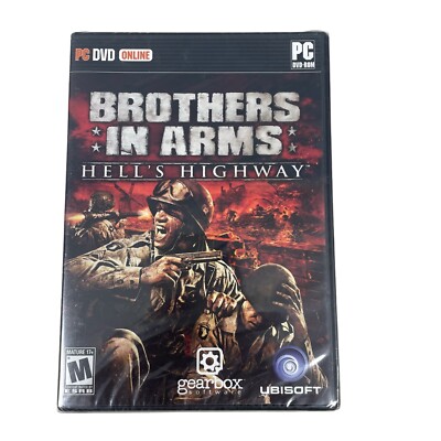 New BROTHERS IN ARMS HELL'S HIGHWAY ( PC , 2008 ) Factory Sealed Ubisoft