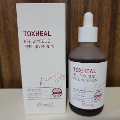 Toxheal Red Glycolic Peeling Serum AHA BHA PHA Esthetic House 3.38 fl oz Ex 2025