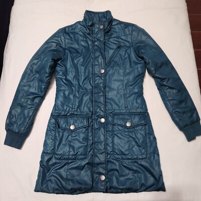 Levis Women's Quilted Coat / Jacket Medium Green