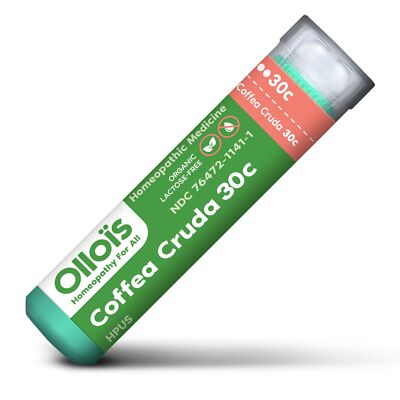 Ollois Homeopathics органический безлактозный кофе Cruda 30C 80 гранул