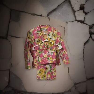 Bob Makie Wmns 10 Floral Skirt Suit Set