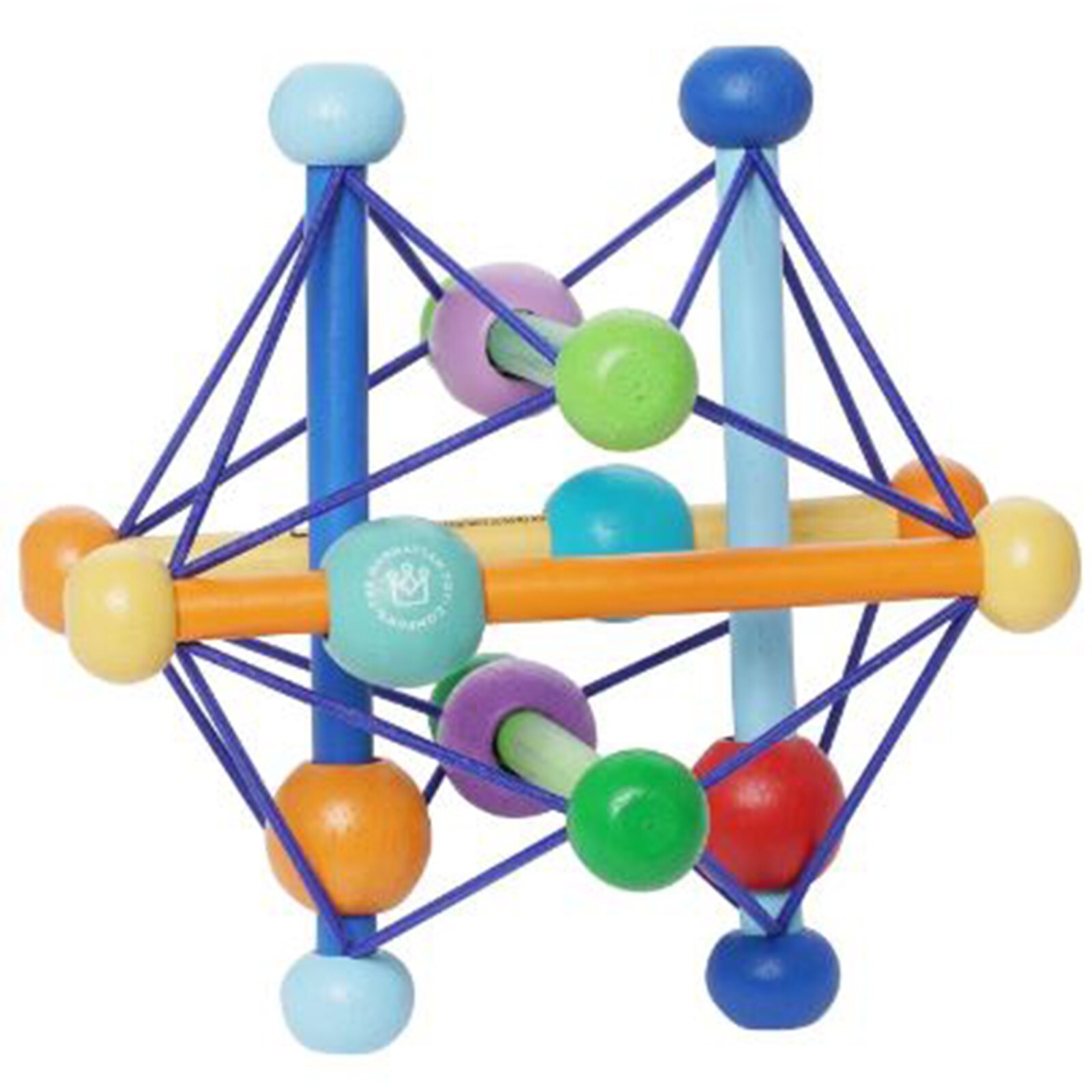 Manhattan Toys Новая развивающая игрушка-погремушка и прорезыватель Skwish Color Burst