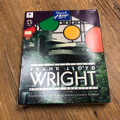 RARE - The Ultimate Frank Lloyd Wright - Mac OS CD-ROM - Microsoft Home - 1995