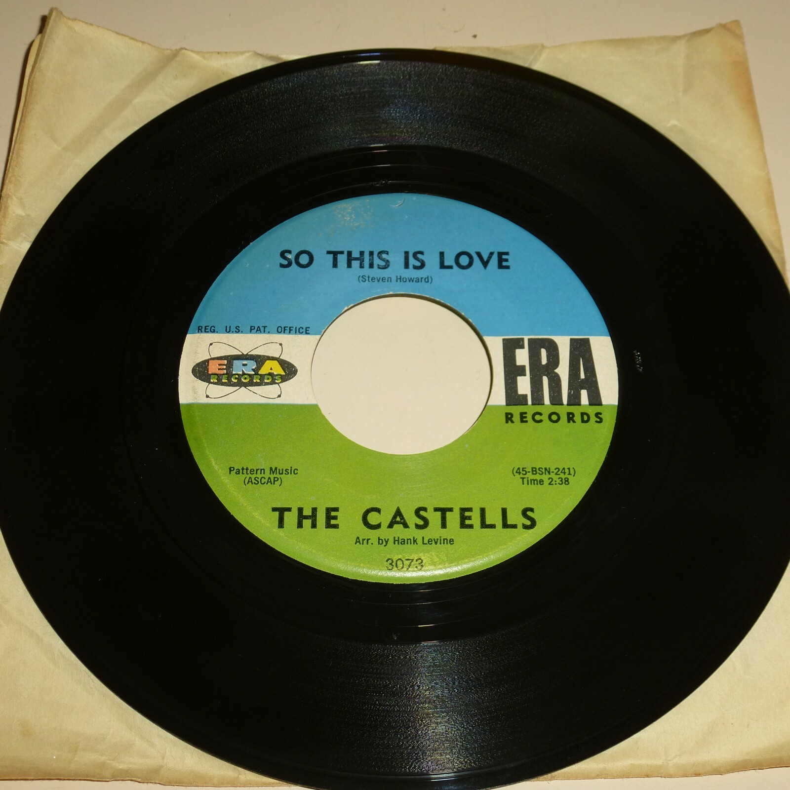 WHITE VOCAL GROUP 45 RPM RECORD - THE CASTELLS - ERA 3073 | eBay