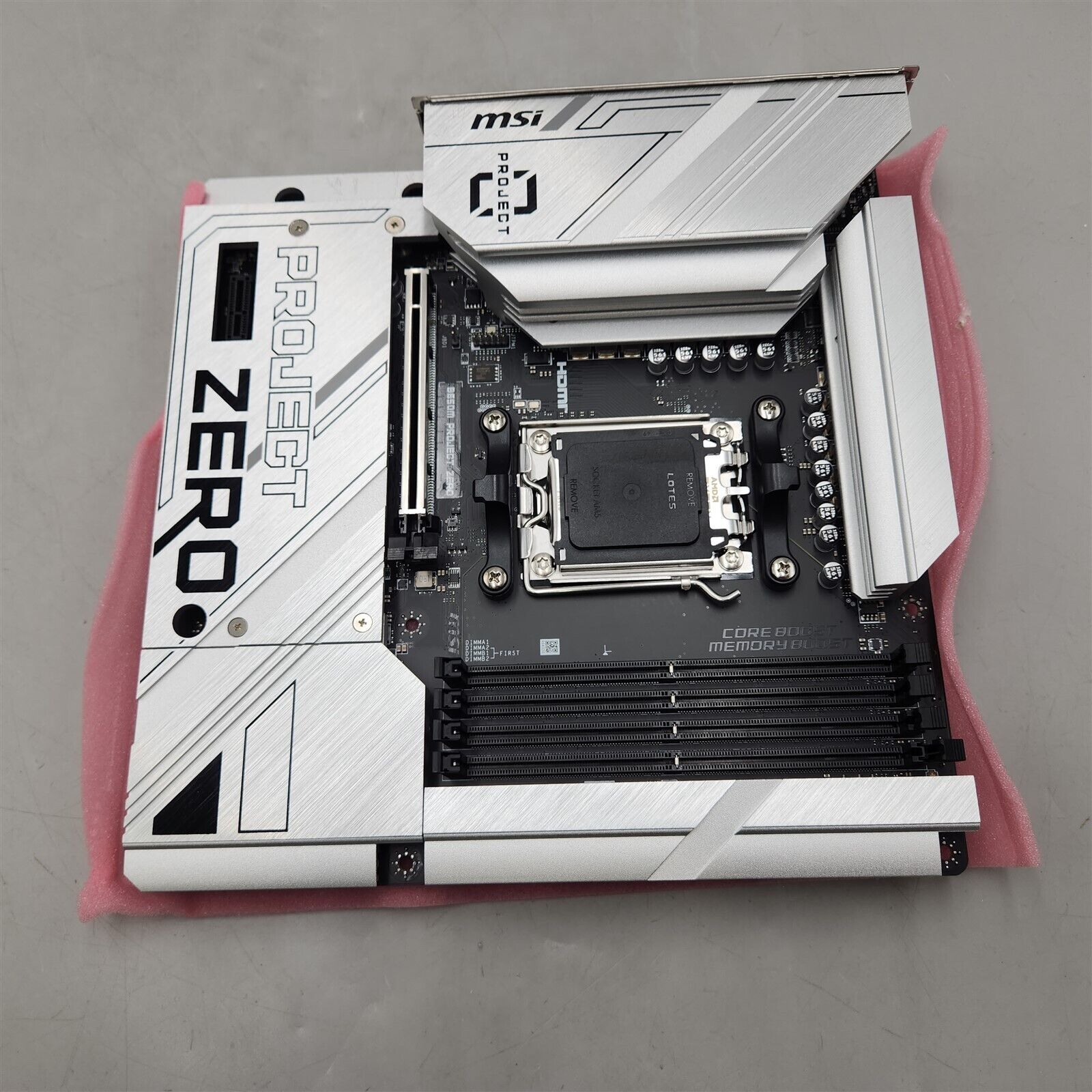 MSI B650M Project Zero Gaming Motherboard (AM5, DDR5, mATX MSI B650M Project Zero Gaming Motherboard (AM5, DDR5, mATX