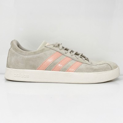 

Adidas Womens VL Court F35127 Серые повседневные кроссовки, размер 9,5, Серый, VL Court
