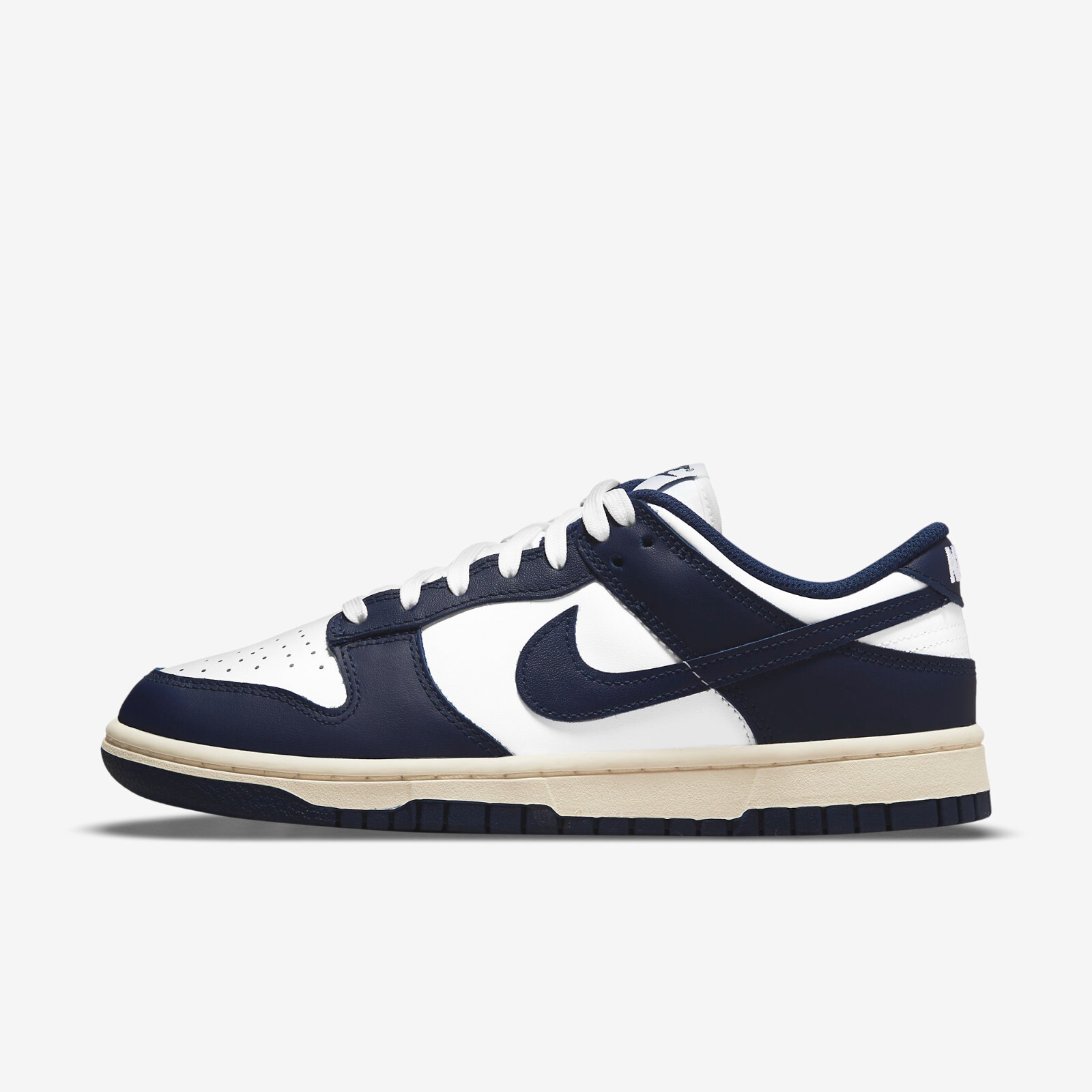 

Женские кроссовки Nike Dunk Low Vintage Midnight Navy DD1503-115, Синий, Nike Dunk Low