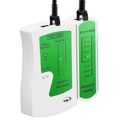 RJ45 RJ11 Cable Tester for Ethernet LAN & Telephone Line Continuity Testing