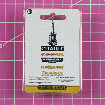 Warhammer 40K Damned Legionnaire with Multi Melta NIB Finecast - Citadel Legion