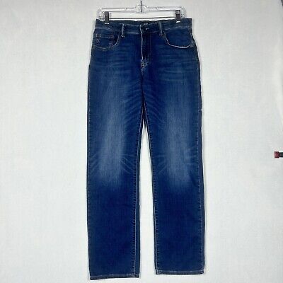 Gap Original Straight Jeans Women's Size 16 Regular Dark Wash Blue Denim Stretch