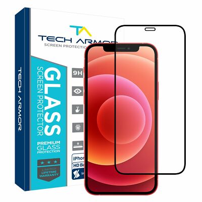 Tech Armor Edge to Edge Glass Screen Protector for iPhone 12 mini (5.4'') 1-Pack