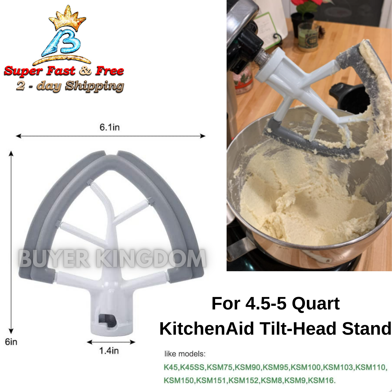Paddle Attachment For Stand Mixer