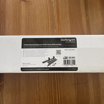 StarTech.com - SV431RACK - 1U Rackmount Brackets for KVM Switch