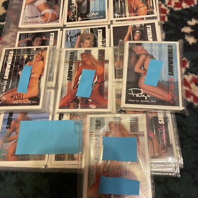 Vintage Deja Vu Showgirls Collector 50 Card Set + 121 Duplicate Cards 1991