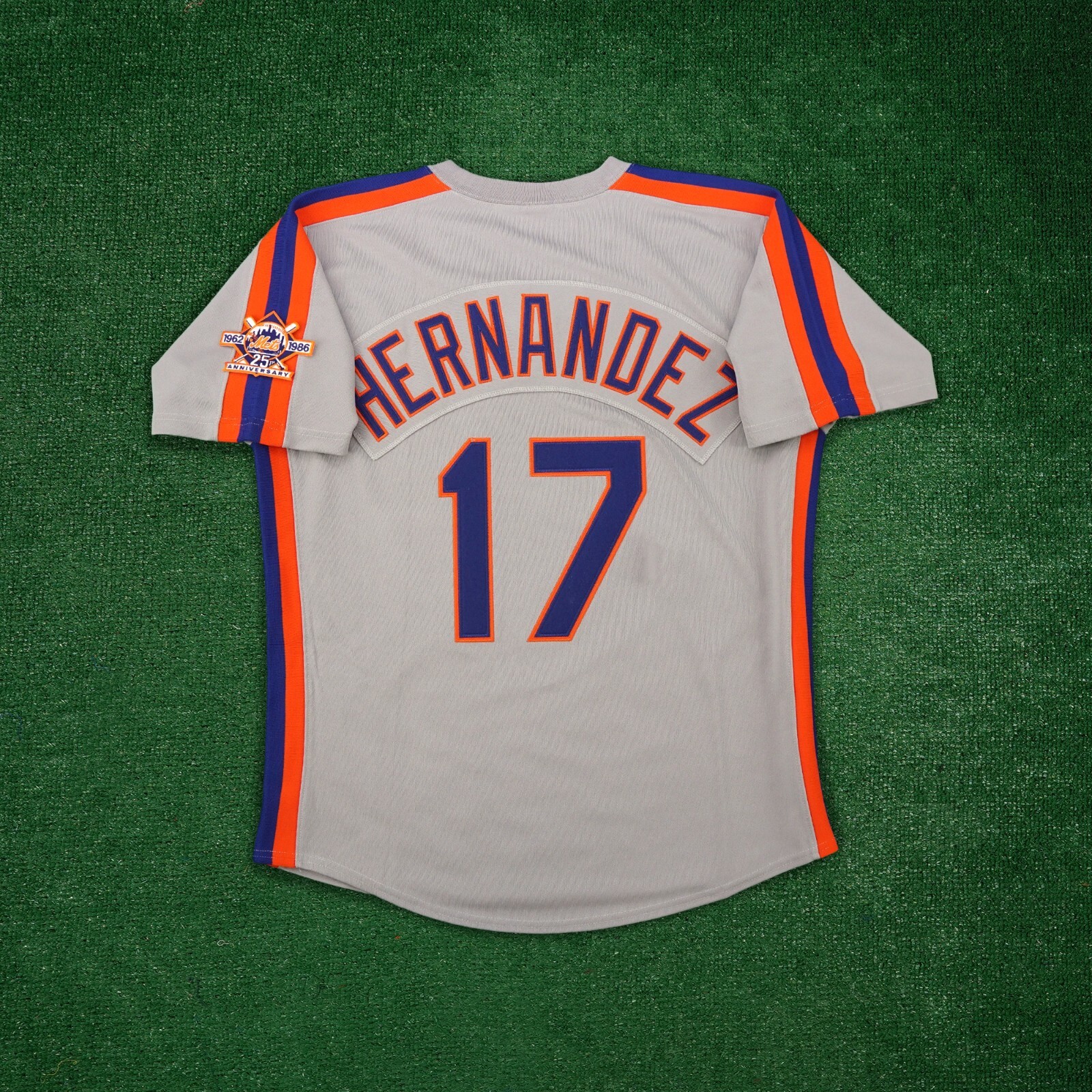 Keith Hernandez 1986 New York Mets Grey Road Cooperstown