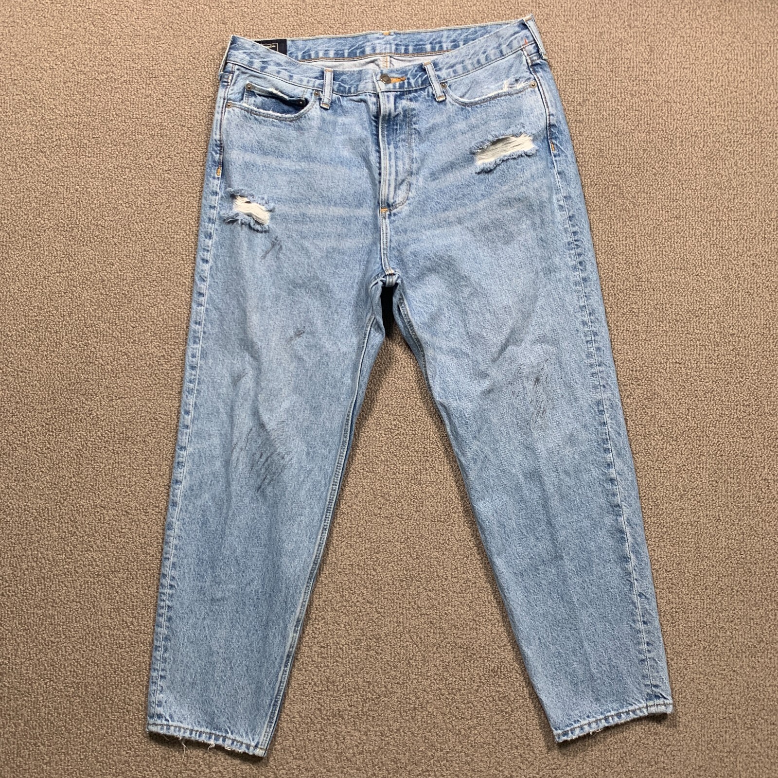 Abercrombie & Fitch Jeans 34x32 (Act:33x27) Blue Grunge Abercrombie & Fitch Jeans 34x32 (Act:33x27) Blue Grunge