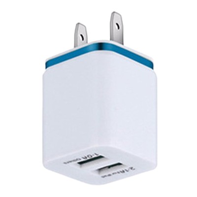 3A Double USB Wall Charger Mobile Phone Fast Charging Block Portable for Travel