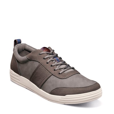 Men's Nunn Bush, Kore City Walk Court Oxford Sneaker 85076-062 Gray Multi Synthe