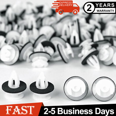 Set Of 100 Clips For BMW DOOR TRIM PANEL E46 E36 E34 E38 E39 M3 & Free Seal Ring