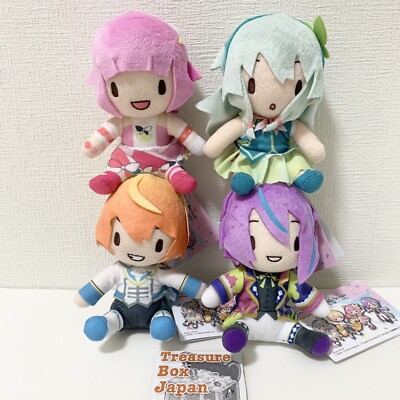 Project Sekai Fuwapuchi Mini Plush Doll Wonderlands Tsukasa Emu Nene Rui Set of4