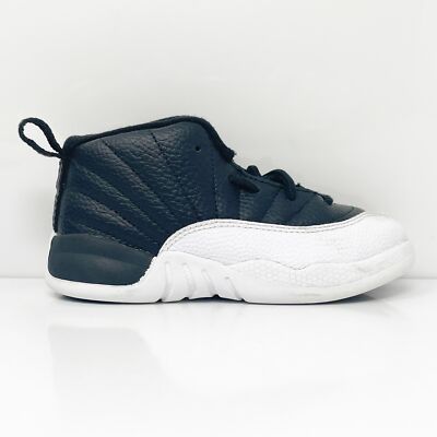 

Nike Boys Air Jordan 12 850000-006 Черные баскетбольные кроссовки, размер 10C, Черный, Air Jordan 12