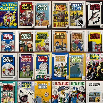 LOT of 24 Ultra Klutz Dreams #1-7, 10-11, 13-16, 20-23, 25, 27-29, 31 Comix 1980