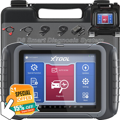 NEWEST XTOOL D8 Car Auto Diagnostic Scanner Tool E.CU Coding 38+Services CANFD