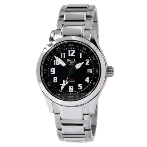 Pre-owned Ball Men's Watch Engineer Iii Automatic Black Dial Silver Steel Gm1032c-s3-bk