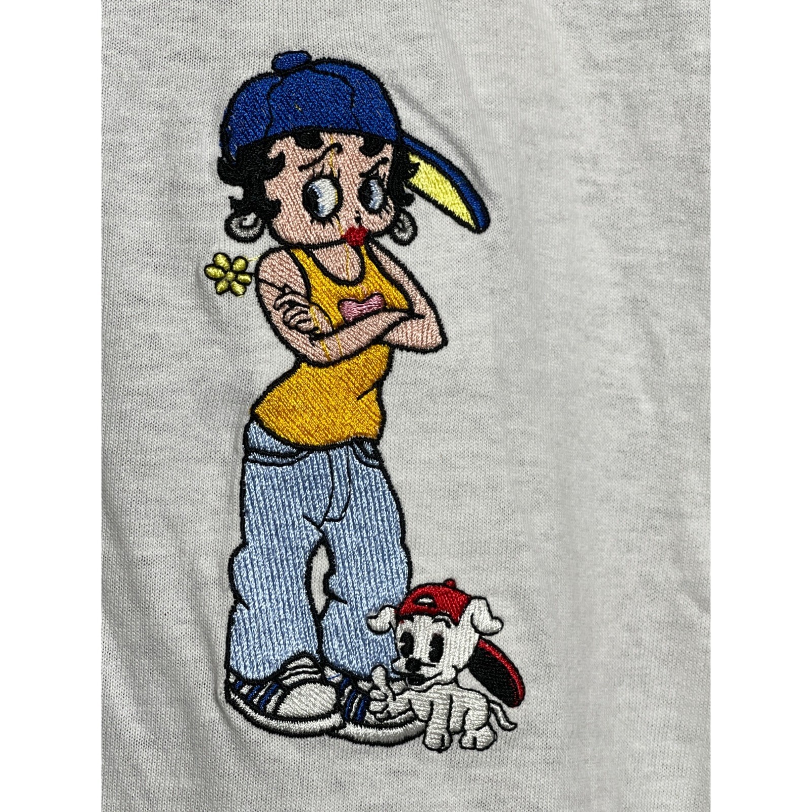 TOO CUTE Betty BOOP MADE IN USA デニムシャツ M TOO CUTE Betty BOOP MADE IN USA デニムシャツ M Vintage 90's