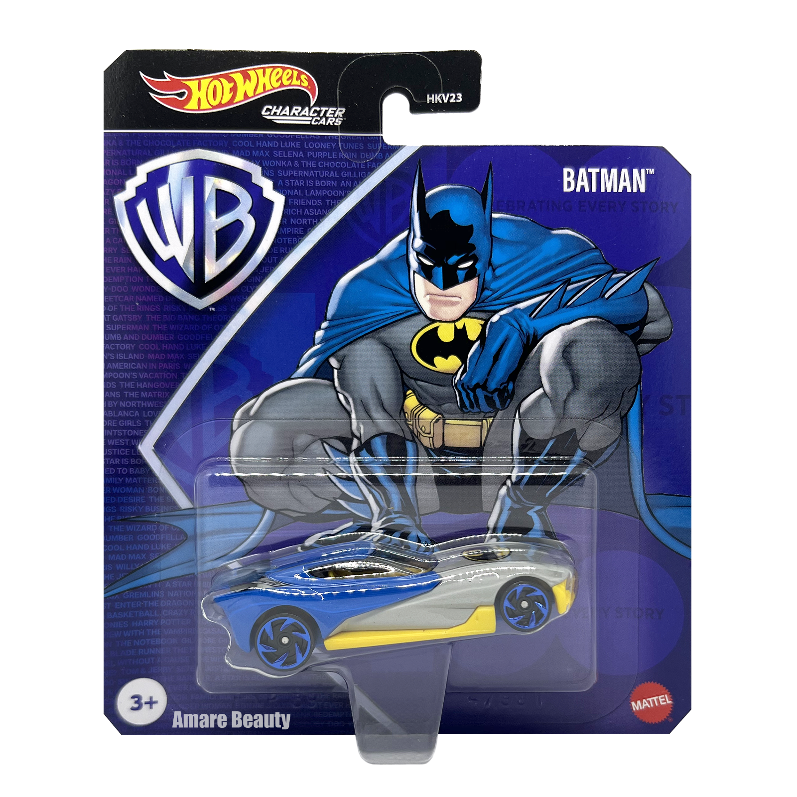 Warner Bros Dc Character Cars Toys Die-cast 1:64 Scale - Batman