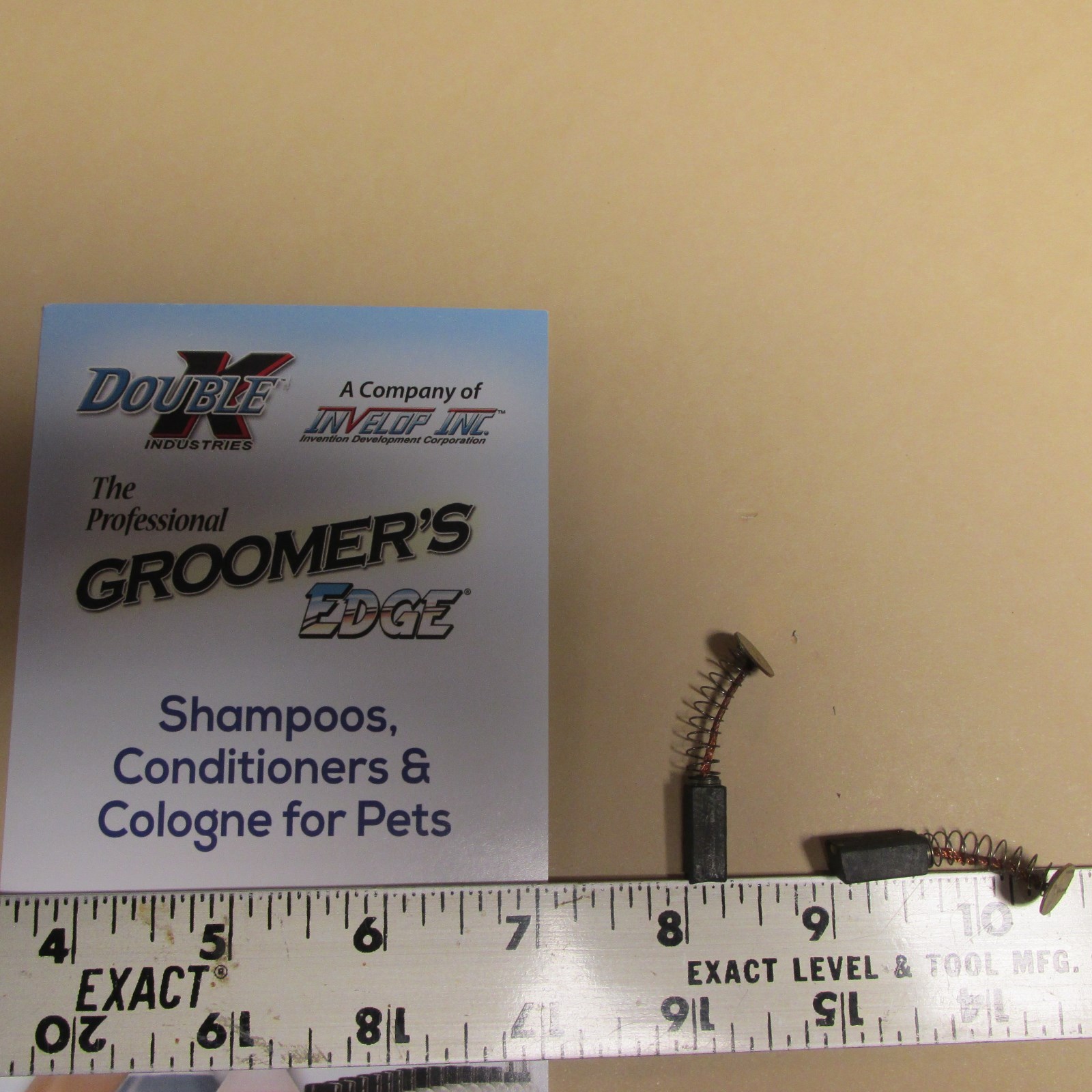 Double K Clipper Replacement Motor Carbon Brush Set Model 401 # Part 433