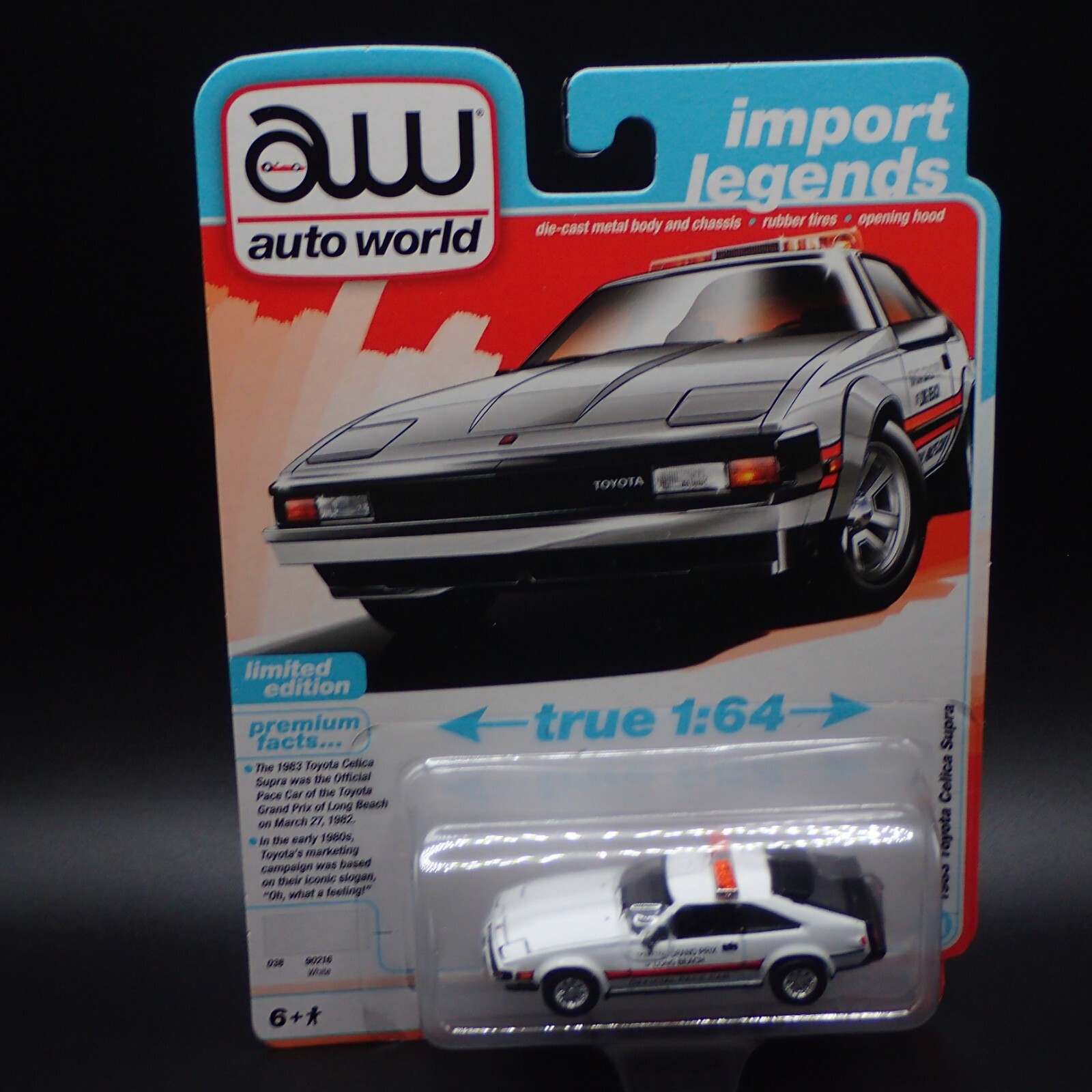 2024 AUTO WORLD 1983 TOYOTA CELICA SUPRA PACE IMPORT LEGENDS