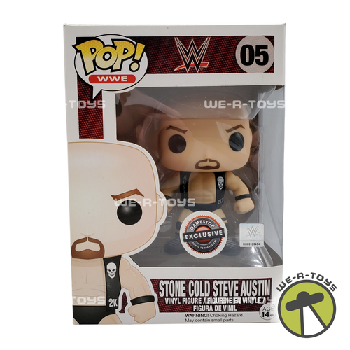 スポーツ選手 FUNKO POP WWE 05 STONE COLD STEVE AUSTIN Funko Pop! WWE: Stone Cold Steve Austin with Belt : Amazon