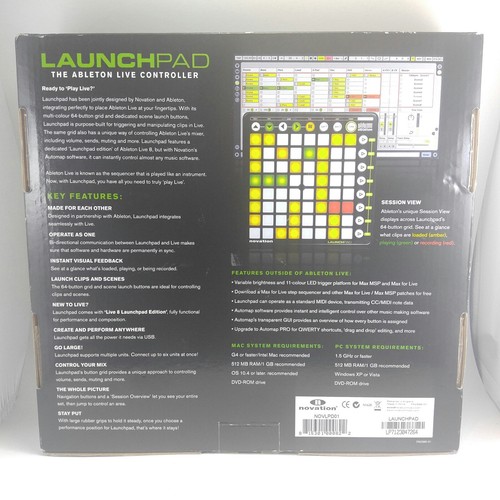 Novation Launchpad Ableton Live / DJ Controller with 64 RGB Backlit Pads