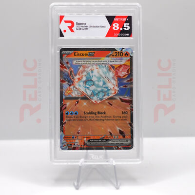 Eiscue ex 2023 Pokemon S&V Obsidian Flames #042/197 - Graded