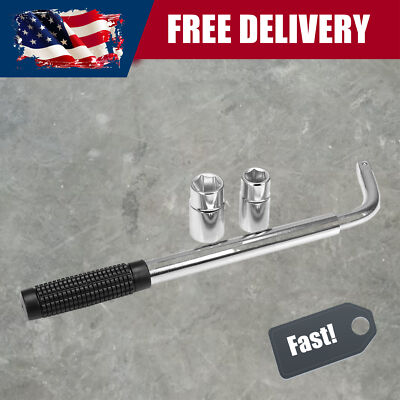 BIG RED Torin Telescoping Wheel Lug Nut Wrench 11/16'', 3/4'', 13/16'', 7/8''