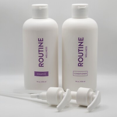 Routine Wellness LILAC & GARDENIA 14oz Shampoo & Conditioner PUMP INCLUDED