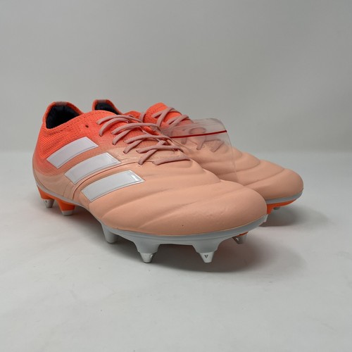 New Adidas Copa 19.1 SG Orange Pink Peach Soccer Cleats