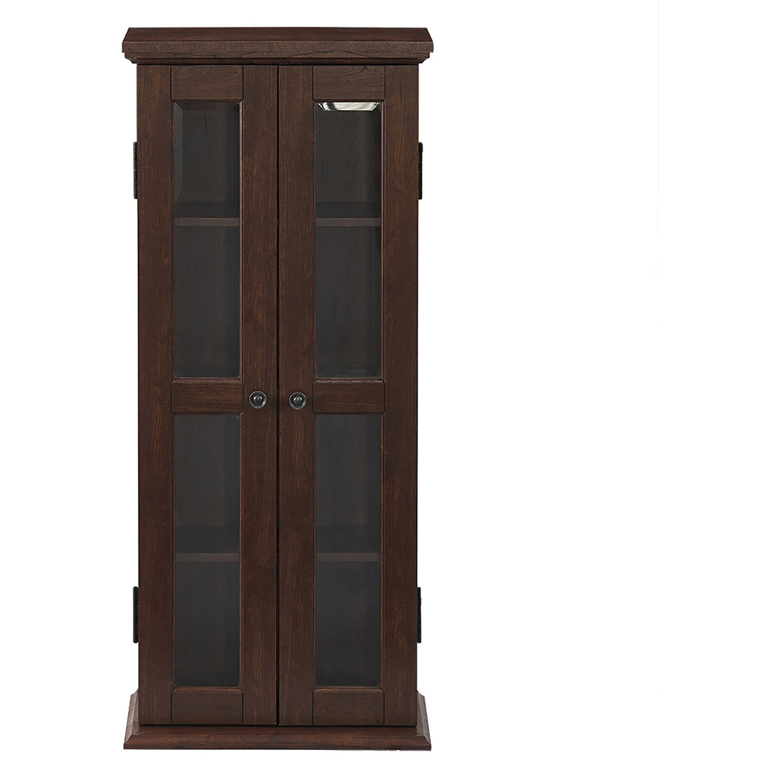Media Tower Rack Storage Cabinet CD DVD Shelf Organizer Bookshelf Office Home