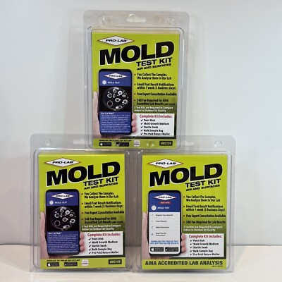 Pro-Lab Do It Yourself Mold Test Kit Lot Of 3 Test In Home, School or Office