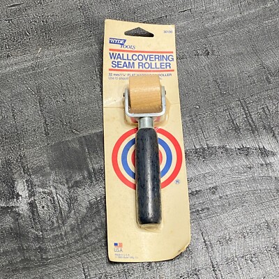 Vintage HYDE TOOLS ~ Flat Hardwood Seam Roller ~ PartNo 30100 Single Unit - NOS